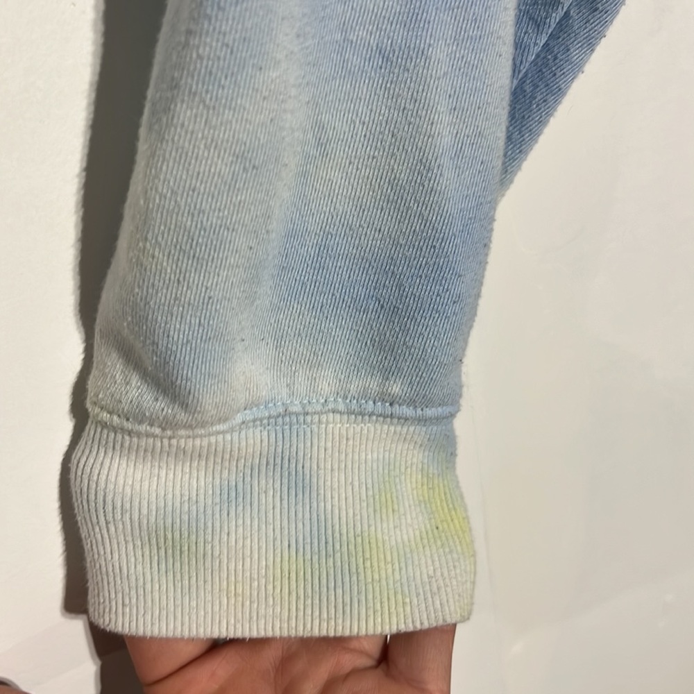 Colsie Tye-Dye Long Sleeve Raw Hem Sweatshirt Size XL - Picture 4 of 8